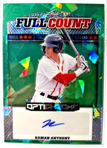 2023 Leaf Eclectic Optichrome Full Count Roman Anthony #OFC-RA1 Green Crystals/2