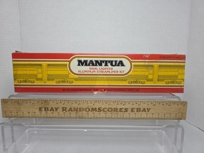 Mantua HO Scale #205 Aluminum Body Streamlined Room Car Passenger Lighted Kit
