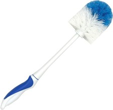 Heavy Duty Round Toilet Brush - Sturdy Handle for Thorough Cleaning - All