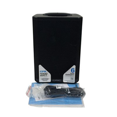 QSC CP8 Speaker 8'' 2-Way 1000 Watt Compact Active Powered Monitor Class-D Open B