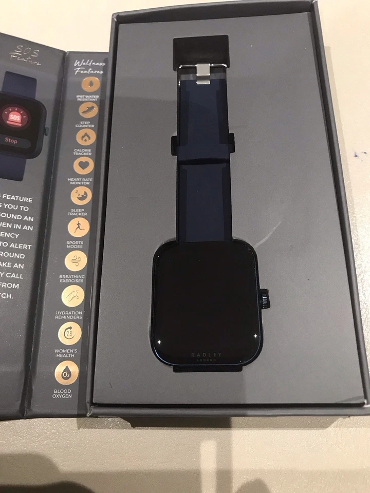 RADLEY S32 Blue Silicone Strap,Pink Case - Image 3 of 4