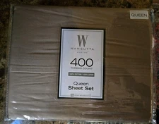 New Wamsutta Queen Sheet Set! 100% Cotton Sateen! 400 Thread Count! Canvas! 