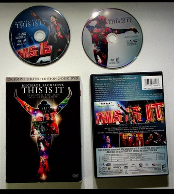 #ad #ad Michael Jackson#x27;s This Is It DVD 2010 Exclusive Limited Edition 2 Disc Set $9.99