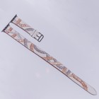 Hermes Swift Della Cavalleria Print 40mm Apple Double Tour Watch Strap White