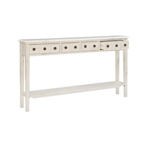Powell Company Strand 60 in. Cream Rectangle Wood Console Table with Drawers - Picture 6 of 12