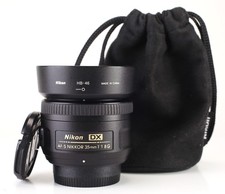 Nikon AF-S 35mm F1.8 G DX Autofocus Nikkor Lens Refurbished +12 Month Guarantee