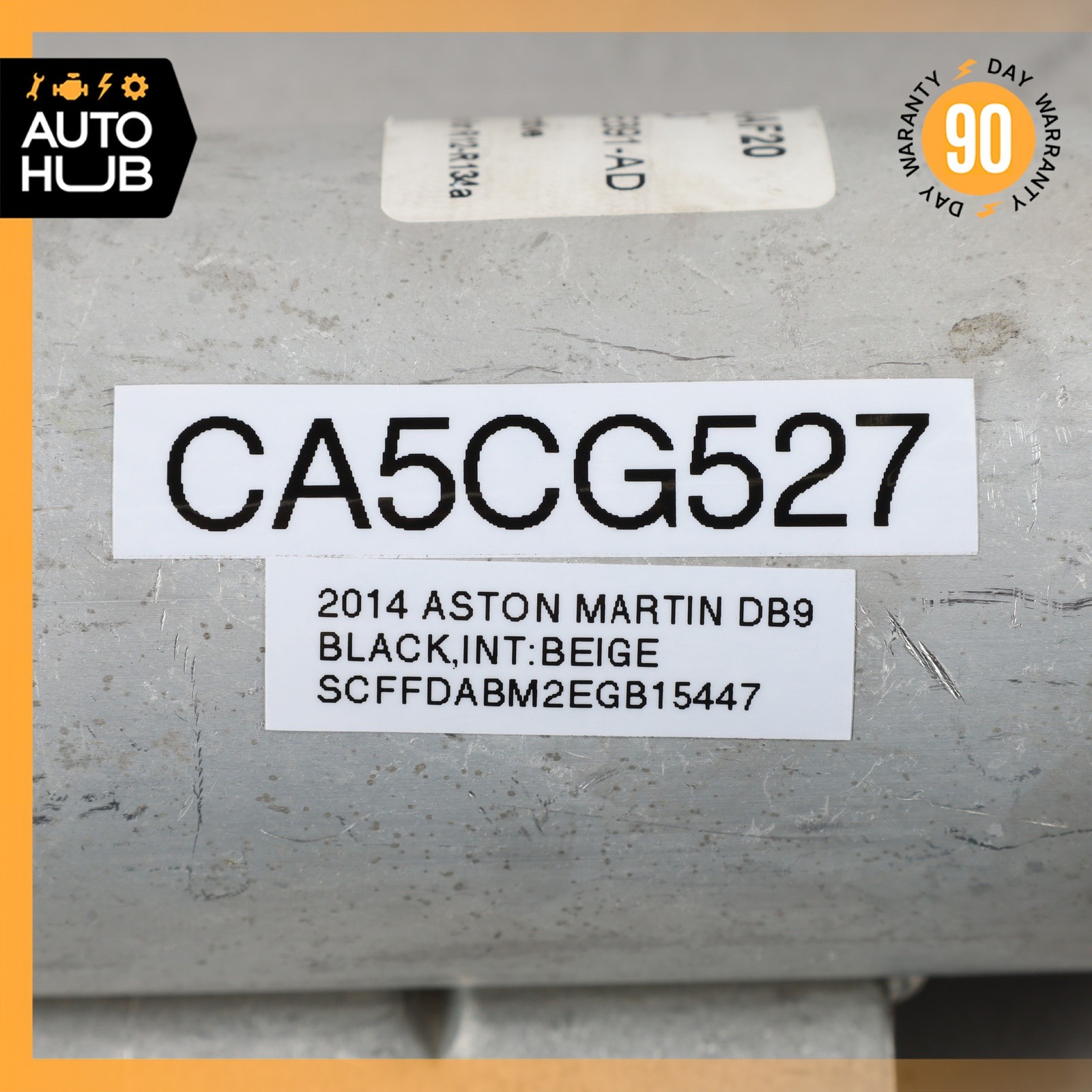05-19 Aston Martin DB9 Rapide Vanquish AC A/C Receiver Drier Container OEM 22k