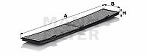 Mann-Filter CUK 8430 Innenraumluftfilter FüR Alpina, Bmw, BMW (Brilliance)-image