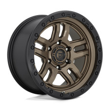 18x9 Fuel D702 Ammo Matte Bronze Black Bead Ring Wheel 5x5 20mm