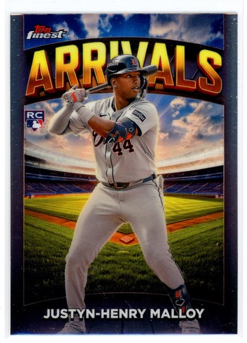 2025 Topps Finest Arrivals Justyn-Henry Malloy RC Detroit Tigers #A-25