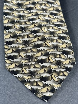 Dusky Shark Nature Conservancy 100% Silk Tie SHARK PATTERN 