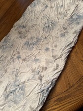 POTTERY BARN KIDS Sapphire Subtle Watercolor floral cotton fitted CRIB sheet