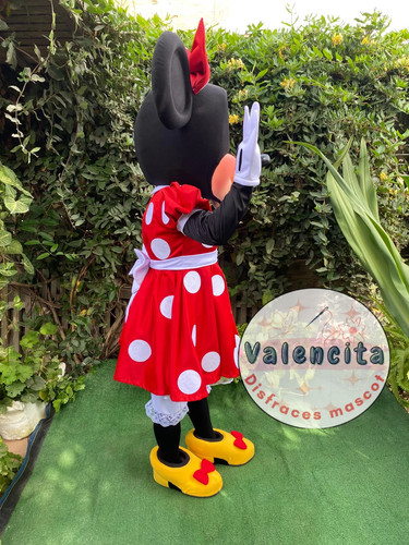 Disfraz de mascota Cosplay Botarga Minnie mouse Roja Please read the description - Picture 3 of 5