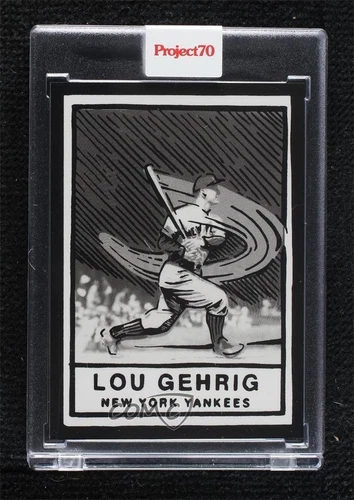2021 Project 70 Online Exclusive Lou Gehrig Joshua Vides (1957 Topps Baseball)