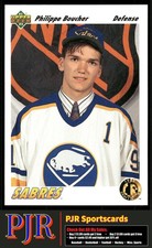 Philippe Boucher 1991-92 Upper Deck #68 Buffalo Sabres Rookie