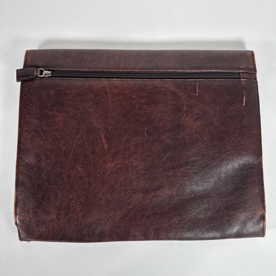 Wilson Pelle Studios Leather Laptop Document EDC Folio Vintage Excellent Patina - Image 2 of 4