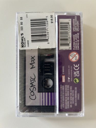 Marvel’s Guardians of the Galaxy Playing Cards Set w/ Cassette Case *Brand New* - Picture 2 of 6
