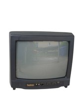 Symphonic ST413E 13" Color CRT TV Television Retro Gaming Vintage With Remote