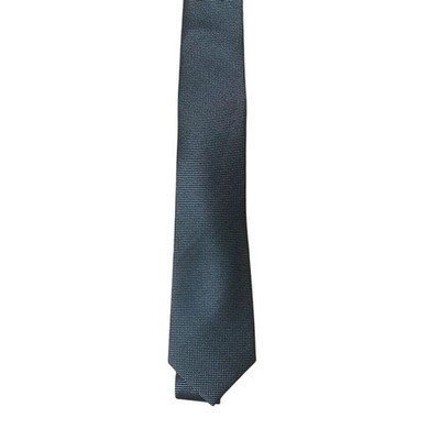 NWT Joseph Abboud Mens Black Windowpane Neck Tie