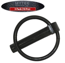 AgraLink 10pc Steel Lynch Pins 7/16" Clamshell Box of 2, Tractor Locks