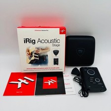 IK Multimedia iRig Acoustic Stage Digital Guitar Microphone Preamplifier DSP