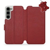 HandyhüLle FüR Galaxy S23 Plus Mobiwear Case Cover SchutzhüLle Etui Dunkelrot