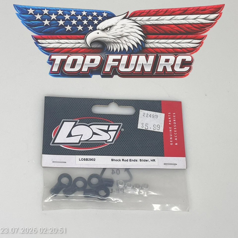 LOSI Shock Rod Ends: Slider, HR LOSB2902 - Image 1 of 1