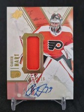 2021-22 UD Spx  Patch-Autographs  #68  Carter Hart  /15 