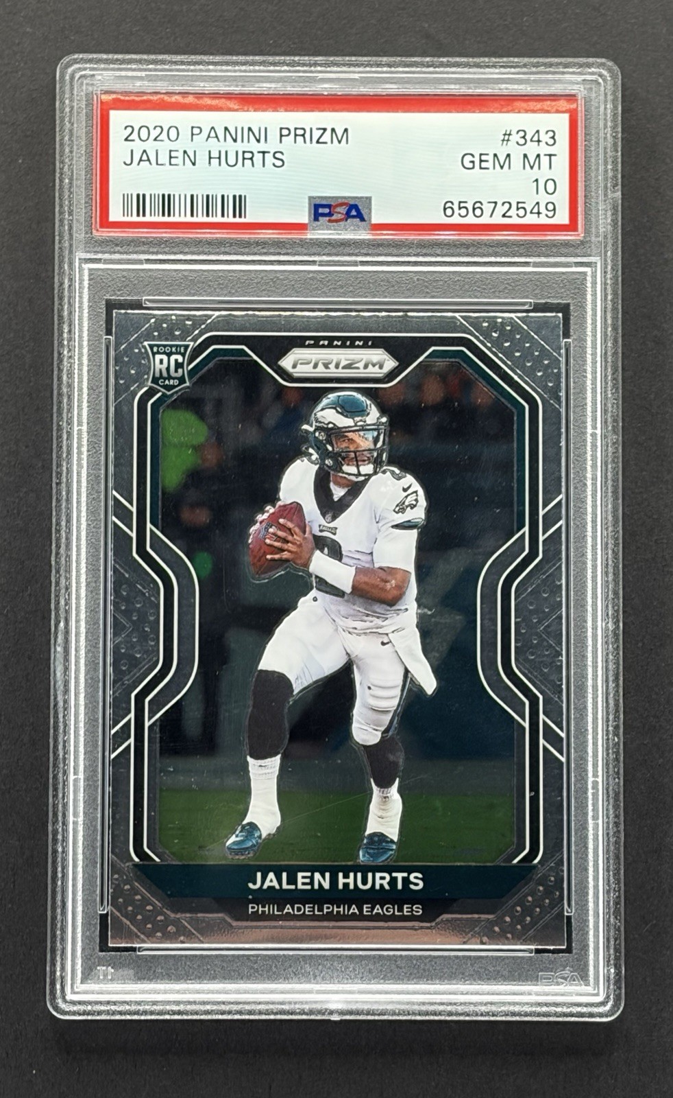 Jalen Hurts Panini Prizm #343 Base