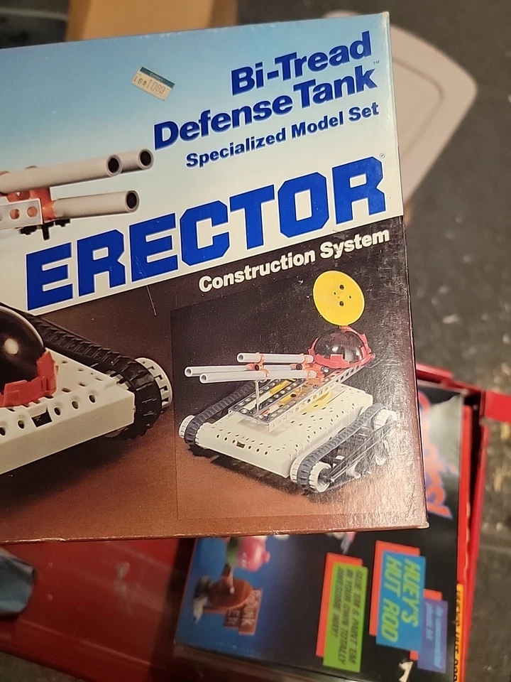 JUEGO ERECTOR TANQUE DEFENSA Maxx Steele 1984 vintage  Foto 3 de 4