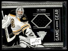 2011-12 Panini Titanium Game Worn Gear Tim Thomas Boston Bruins #7