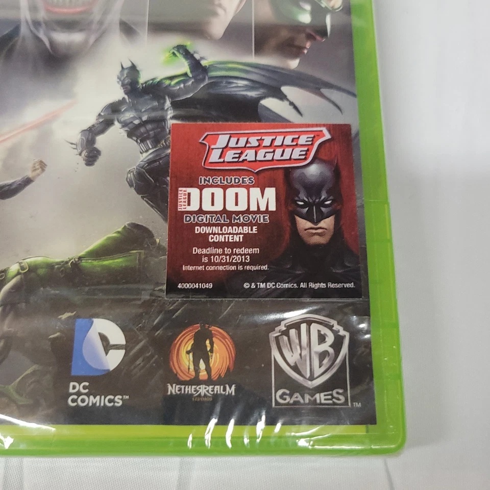 Injustice: Gods Among Us XBOX 360 BRAND NEW SEALED video game DC Comics WOW  - Image 2 of 4