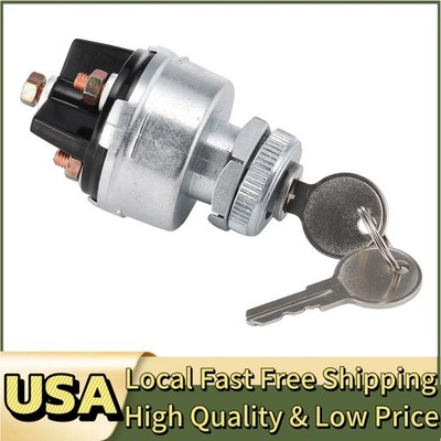 Universal Ignition Key For Car Tractor Trailer Auto silver Ignition Switch