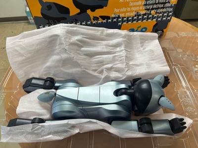 Sony AIBO ERS-210 Silver Entertainment Robot Verified Working Full Care Kit JP