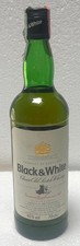 Black & White – Old Scotch Whisky, formato 70 cl, gradazione 40% vol. anni 90