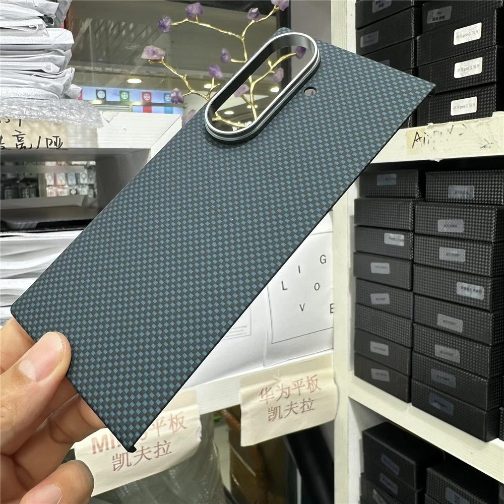 Genuine Real Aramid Carbon Fiber Case For Samsung Z Fold7 Shockproof Armor Cover - Picture 4 of 9