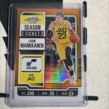 23-24 Panini Contenders Optic Season Ticket Lauri Markkanen #86 Orange Prizm /49