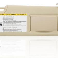 Right Passenger Side Sun Visor Compatible with Flaxen Right Passenger 