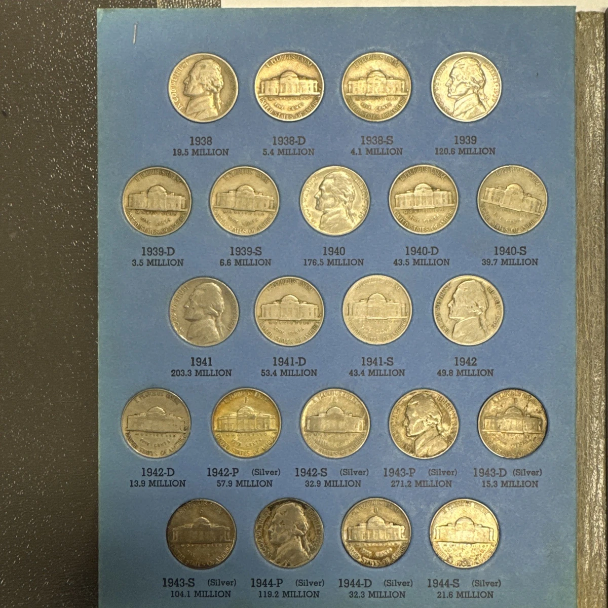 Jefferson Nickel 1938 1961 for sale | eBay