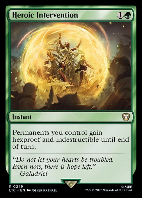 MTG Heroic Intervention [LTC] #249