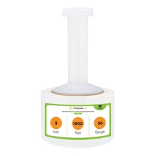 18 Rolls 3" in. x 1000 Ft. Hand Wrap Stretch Shrink Film with Handle