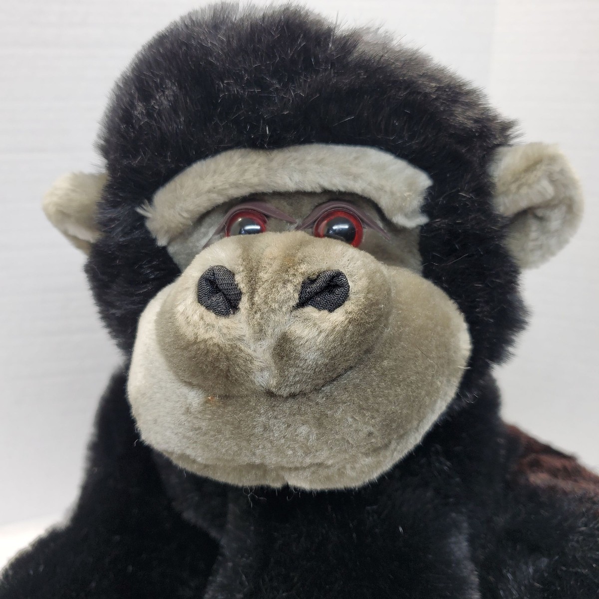 Vintage 1992 Gorilla Ape Plush 19” Hanging Hook Hands MJC