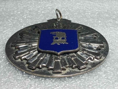 Vintage Unmarked Metal Eagle Head Pendant, Silver Tone - Picture 2 of 5