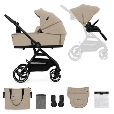 Kinderkraft Kombikinderwagen Yoxi 2in1 Sand Beige