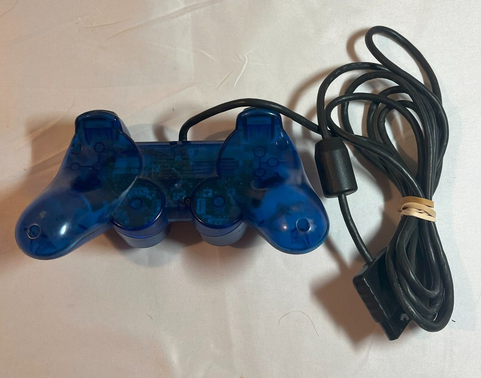 Sony Playstation 2 PS2 Controller - Translucent Blue | eBay