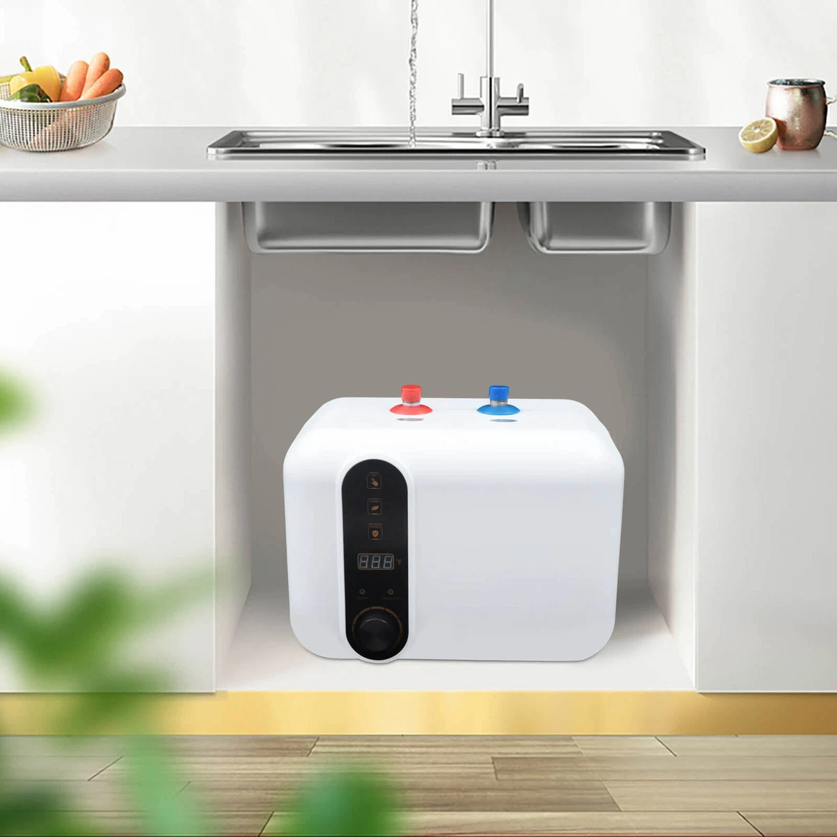 Mini Water Heater Tank Under Sink Electric Instant Hot Small 10L RV Cabin  1500W | eBay