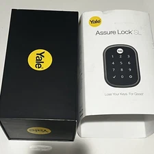 Yale Assure Lock SL Deadbolt Touch Screen R-YRD256-NR-BSP Smart Home Black Suede