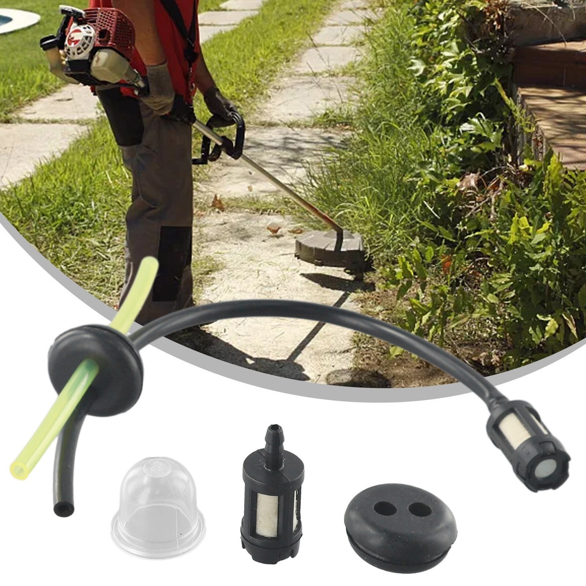 AISEN Fuel Line Filter & Grommet Kit For Mitox 60HTD, 600HTDS, HTD600, HTS700 Hedge Trimmers