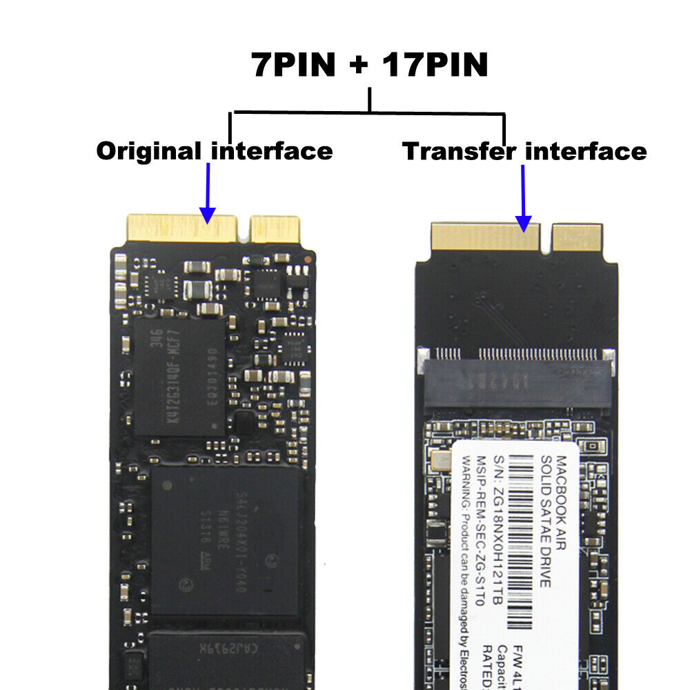 NEW 128GB SSD REPLACE THNSNS128GMFP FOR MacBook Air 13&#034; Mid 2012 |