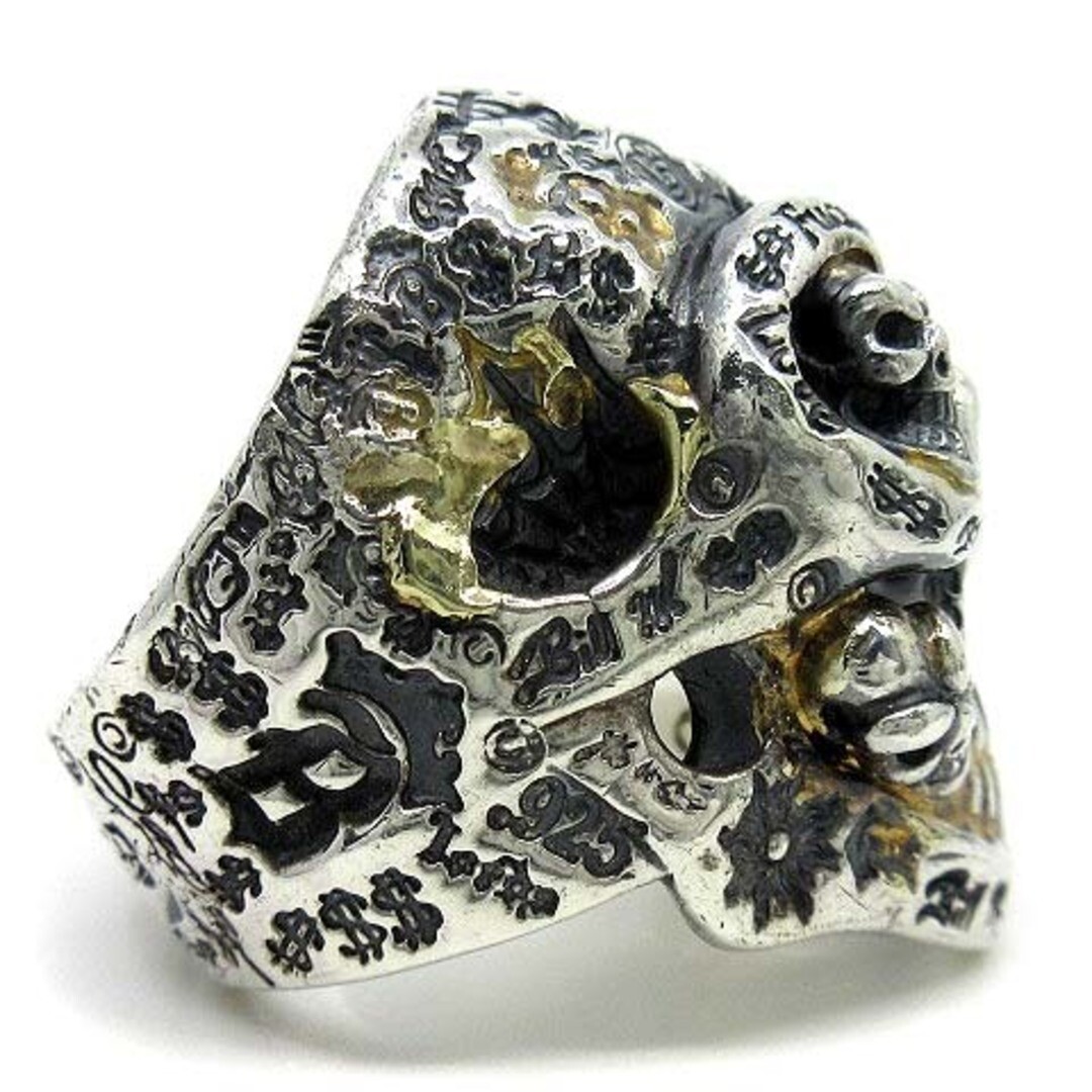 【限定】Bill Wall Leather MASTER SKULL RING Medium Master Skull Ring - Bill Wall Leather Inc.